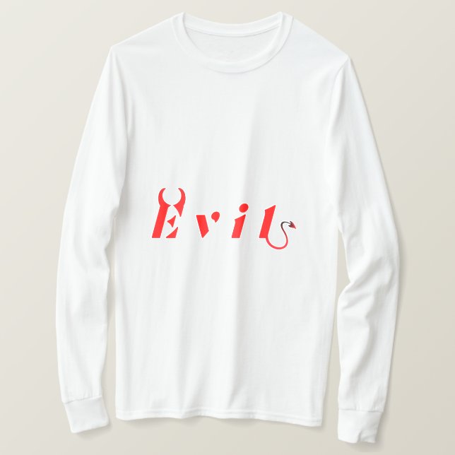 T-shirt Chemise Evil (Design devant)