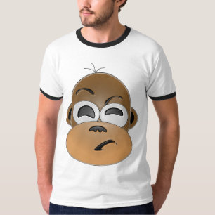 T-shirt chemise excentrique de singe