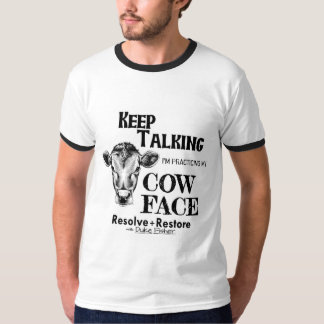 T-shirt Chemise Face Vache