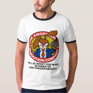T-shirt Chemise fâchée 1 de démolition de lapin