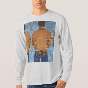 T-shirt Chemise faite avec l'art de Debbie Gibbs appelée Q