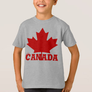 T-shirt Chemise faite sur commande de feuille d'érable