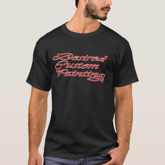 T-shirt Chemise faite sur commande désirée de noir de