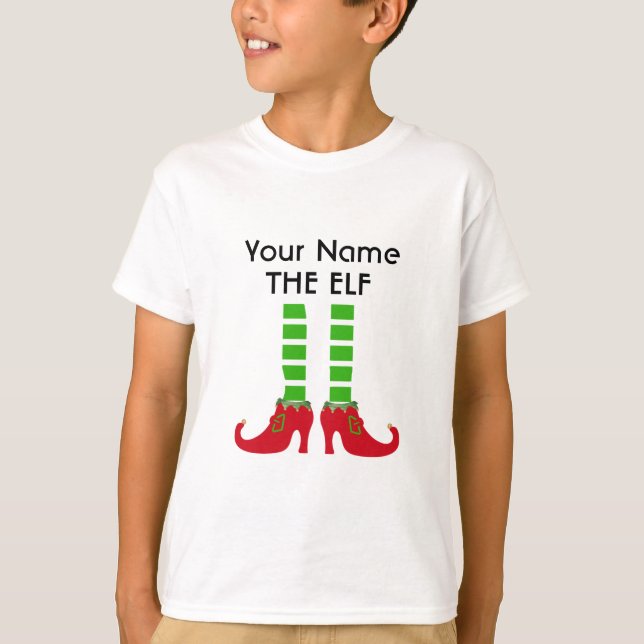 T-shirt Chemise familiale personnalisée, Fantastique elfe  (Devant)