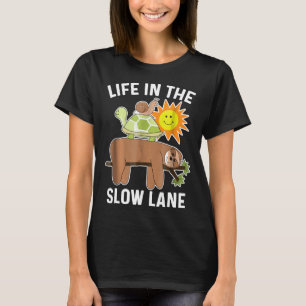 T-shirt Chemise Fantastique Avec Tortue Et Voie Lente D'Es