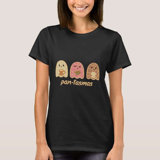 T-shirt Chemise Fantôme Mignonne Chute Fantôme Pour Femmes (Devant)