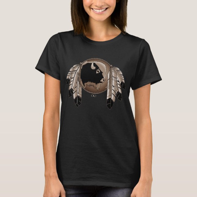 T-shirt Chemise faunique de la Première Nation Femme Plus  (Devant)