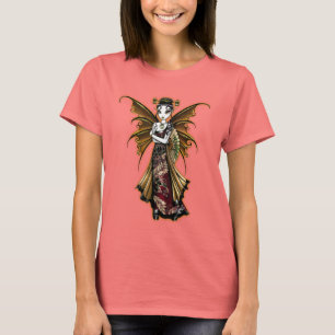 T-shirt Chemise féerique orientale de tatouage de dragon