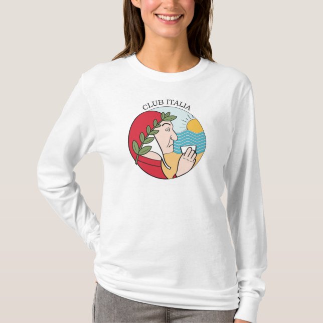 T-shirt Chemise féminine Club Italia (Devant)