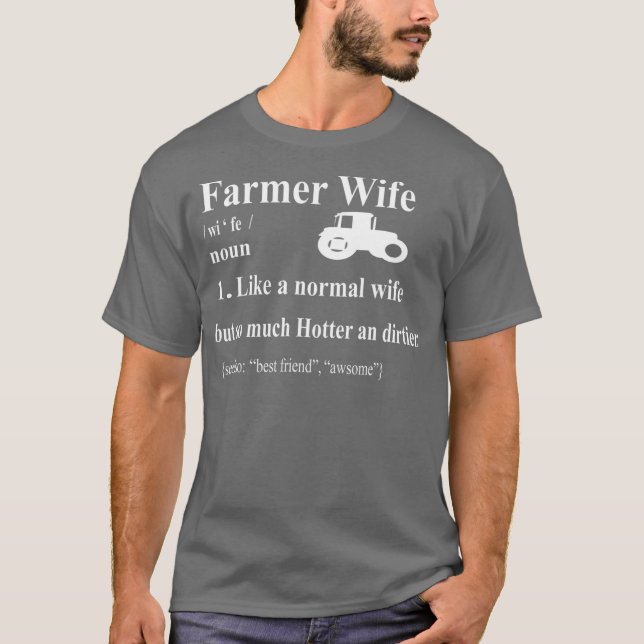 T-shirt Chemise Femme Agricole Pour Femme - Agriculture Vi (Devant)