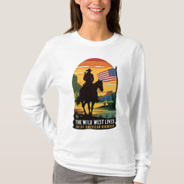 T-shirt chemise femme américaine, chemise femme américaine