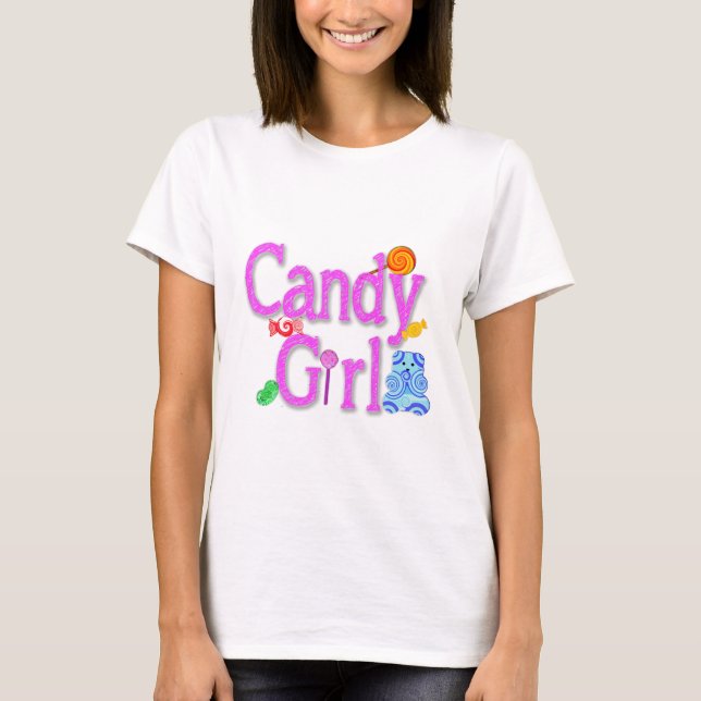 T-shirt Chemise femme bonbon (Devant)