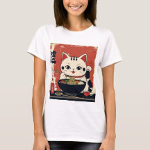 Chemise femme maneki neko chat