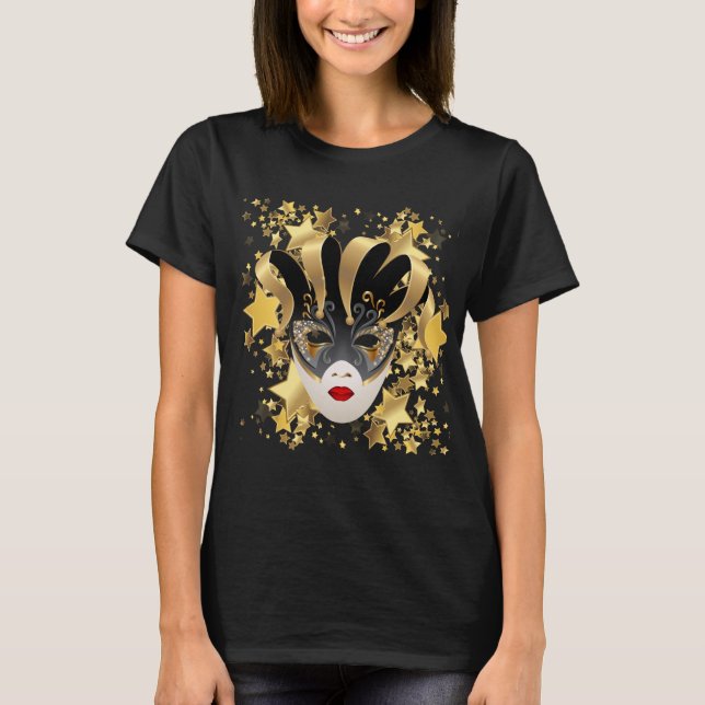 T-shirt Chemise femme Mardi Gras (Devant)