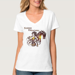 T-shirt Chemise femme Naree Dragon V-Shirt