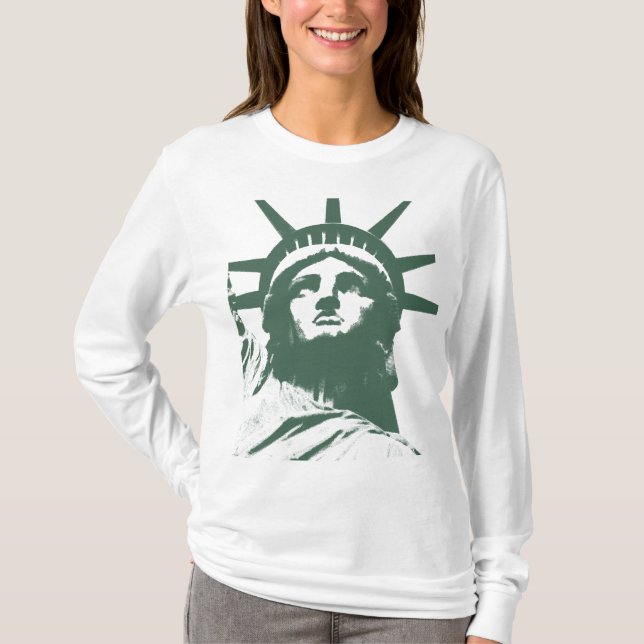 T-shirt Chemise femme New York Statue de la Liberté (Devant)