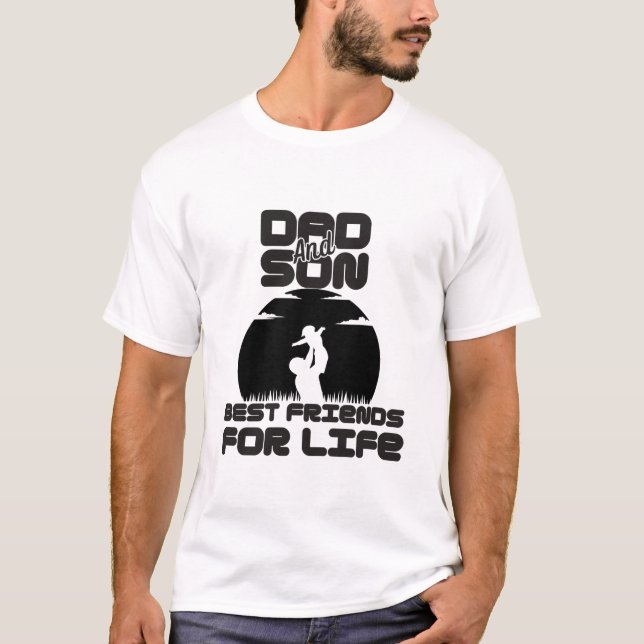 T-shirt Chemise fête des pères Du Fils (Devant)