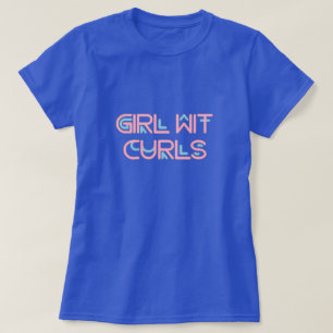 T-shirt Chemise Fille Aux Boucles