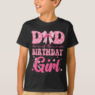 T-shirt Chemise Fille Papa Anniversaire Famille Rose Coque