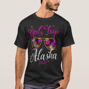 T-shirt Chemise Filles Voyage Alaska 2025 Weekend Vacances