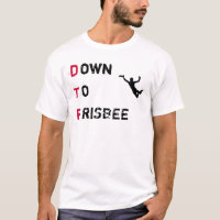 Chemise finale de DTF (vers le bas au frisbee)