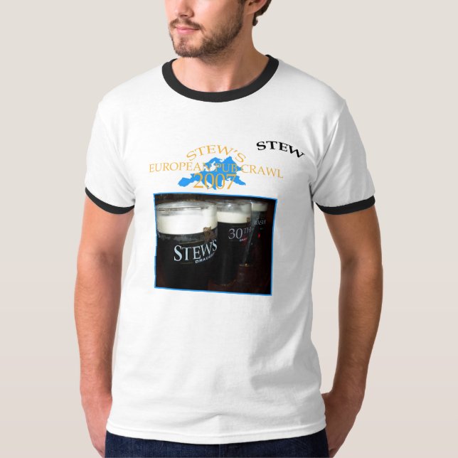 T-shirt Chemise FINALE de rampement de pub de RAGOÛT euro (Devant)
