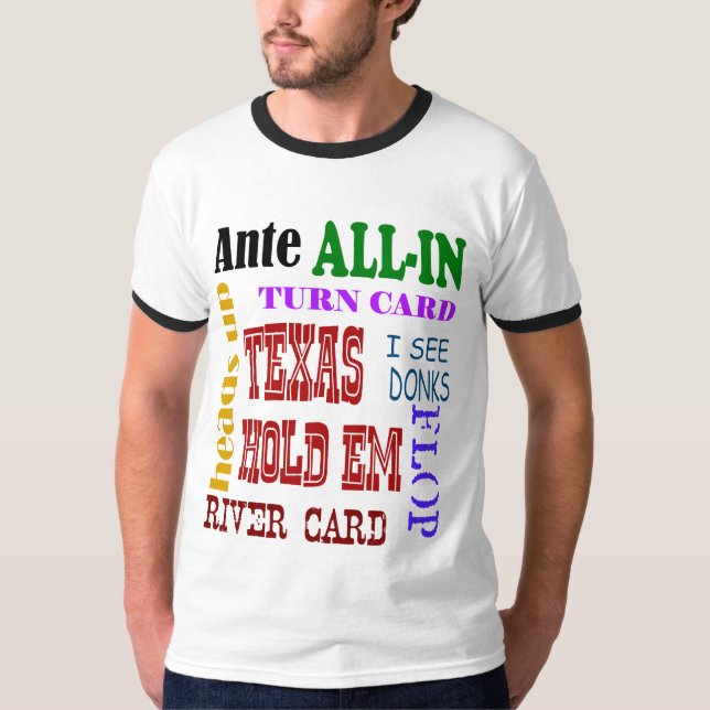T-shirt Chemise finale du Texas Holdem (Devant)