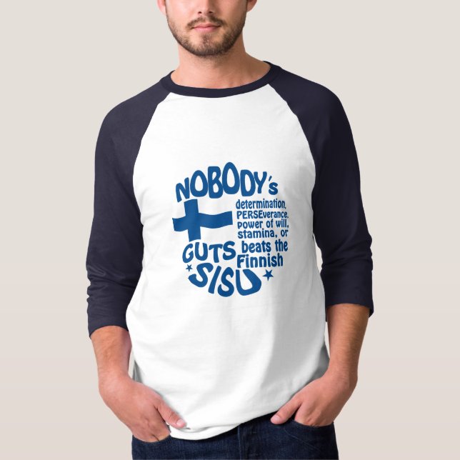 T-shirt Chemise finlandaise de SISU (Devant)
