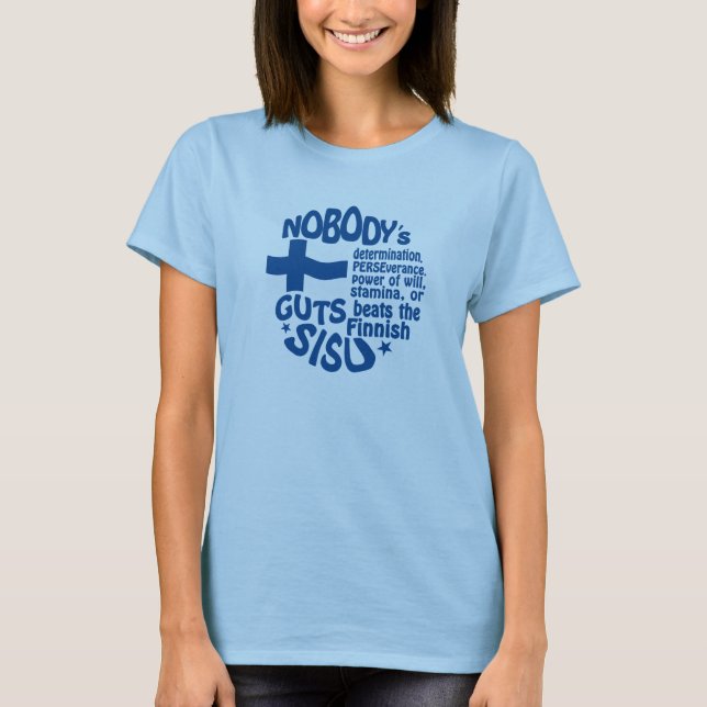 T-shirt Chemise finlandaise de SISU (Devant)