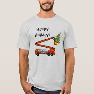 T-shirt Chemise Firetruck et Christmas Tree