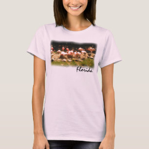 T-shirt Chemise flamand rose de Floride