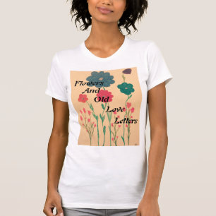 T-shirt Chemise Fleurs et Vieilles Lettres d'amour