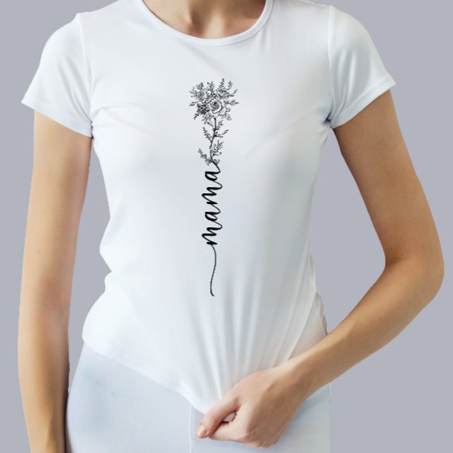 T-shirt Chemise Fleurs Mères (Créateur téléchargé)