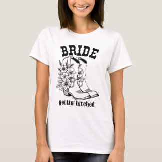 T-shirt Chemise Florale Mariée se marie