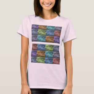 T-shirt Chemise florale multicolore