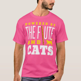 T-shirt Chemise Flute Femme Amusante Amoureux des chats In