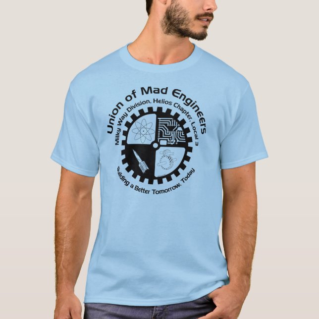 T-shirt Chemise folle d'ingénieurs (Devant)