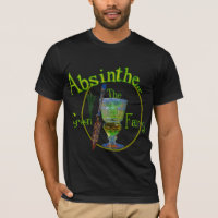 Chemise foncée de fée de vert d'absinthe