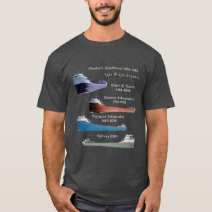 T-shirt Chemise foncée One Ships Journey