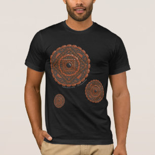 T-shirt Chemise foncée pour hommes Léo Mandala