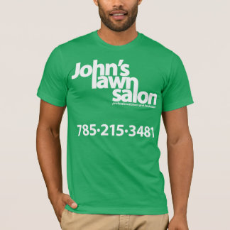 T-shirt Chemise fonctionnante de salon de la pelouse de