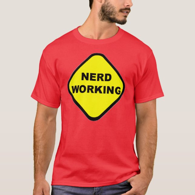 T-shirt Chemise fonctionnante nerd (Devant)