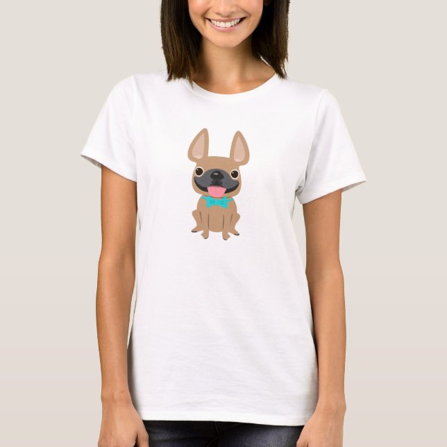 T-shirt Chemise française Bulldog (Devant)