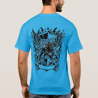 T-shirt Chemise Fury Panther Crest – Panthère noire vintag