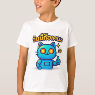 T-shirt Chemise garçon Pouce en l'air Cyber-Chat