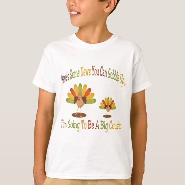 T-shirt Chemise géante de la grande cousine de Thanksgivin (Devant)