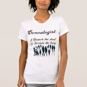 T-shirt Chemise généalogiste drôle