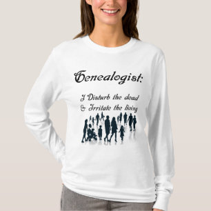 T-shirt Chemise généalogiste drôle