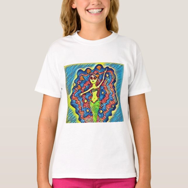 T-shirt Chemise géniale de sirène (Devant)