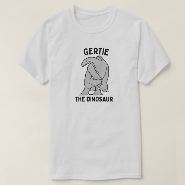 T-shirt Chemise "Gertie le Dinosaure" (Design devant)